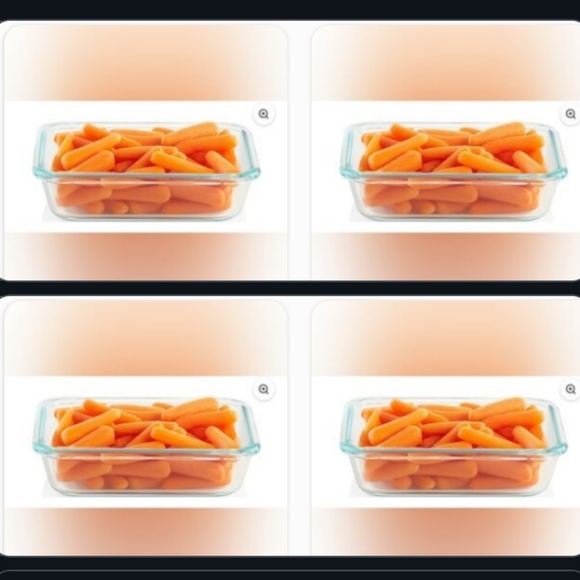 Pyrex Other - Pyrex Set of Four : 2-Cup Rectangular Glass Food Container Dishes